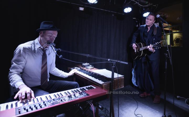 Fra venstre: Gøran Grini og Paal Flaata, Vaktbua, Kristiansand. Foto: Svein Erik Nomeland