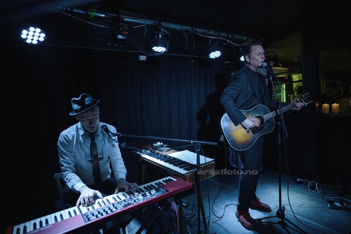 Fra venstre: Gøran Grini og Paal Flaata, Vaktbua, Kristiansand. Foto: Svein Erik Nomeland