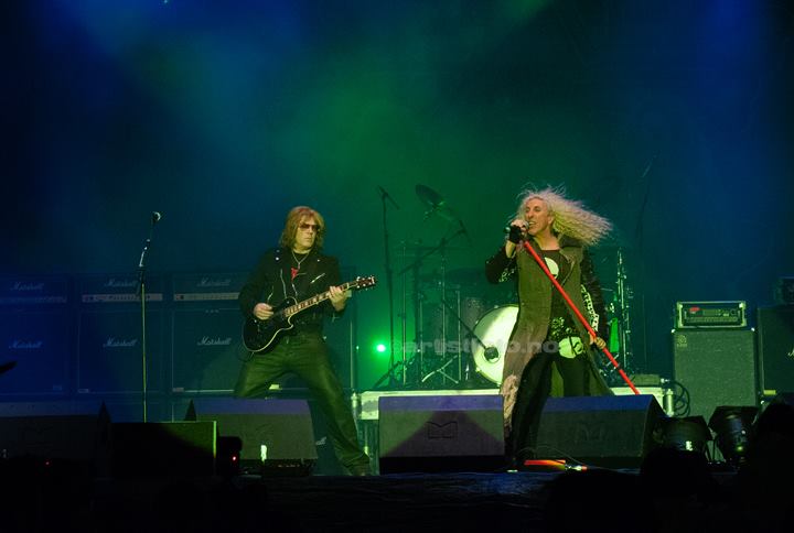 Fra venstre: Jay Jay French og Dee Snider, Twisted Sister, Norway Rock 8.7.2010. Foto: Svein Erik Nomeland