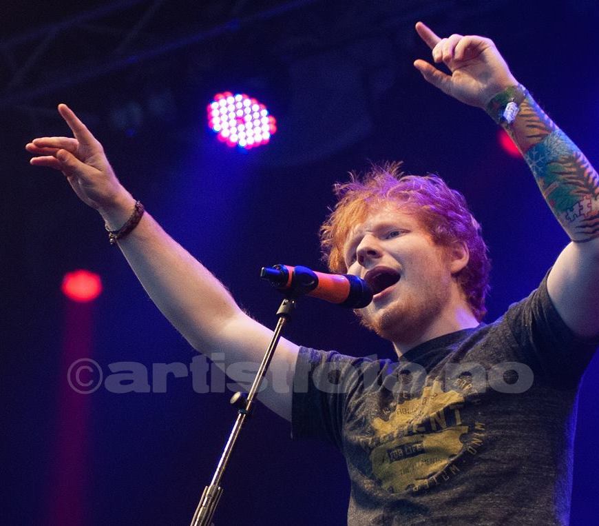 Ed Sheeran, Hove, Arendal 27.06.2012(header). Foto: Svein Erik Nomeland