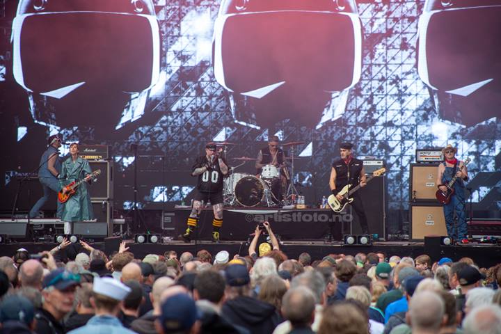 Turbonegro, Odderøya, Kristiansand. Foto: Ann Cathrin Valle Bjelkåsen