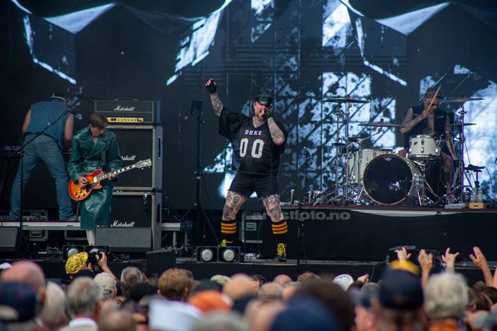 Turbonegro, Odderøya, Kristiansand. Foto: Ann Cathrin Valle Bjelkåsen