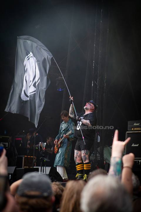 Turbonegro, Odderøya, Kristiansand. Foto: Ann Cathrin Valle Bjelkåsen