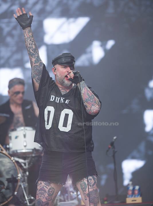 Turbonegro, Odderøvya, Kristiansand. Foto: Svein Erik Nomeland
