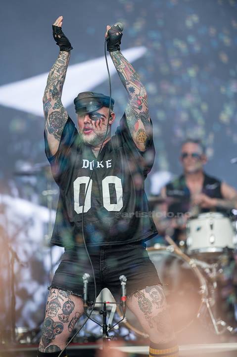 Turbonegro, Odderøya, Kristiansand. Foto: Svein Erik Nomeland