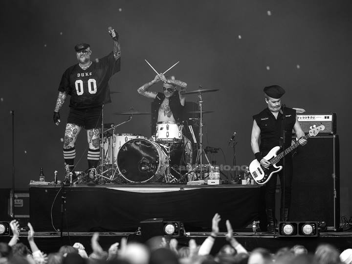 Turbonegro, Odderøya, Kristiansand. Foto: Svein Erik Nomeland
