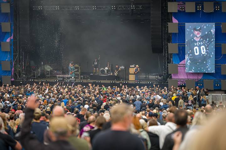 Turbonegro, Odderøya, Kristiansand. Foto: Svein Erik Nomeland