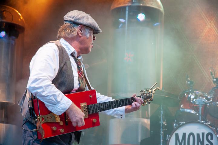 Kim Larsen, 9.7.2008, Ravnedalen, Kristiansand. Foto: Svein Erik Nomeland