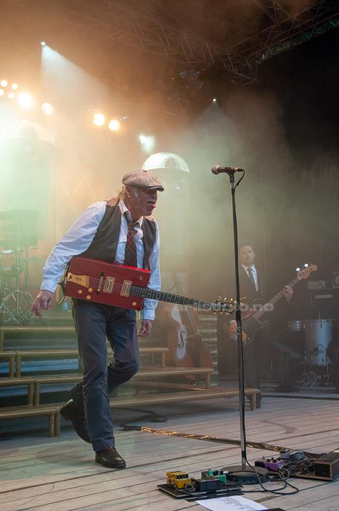 Kim Larsen, 9.7.2008, Ravnedalen, Kristiansand. Foto: Svein Erik Nomeland