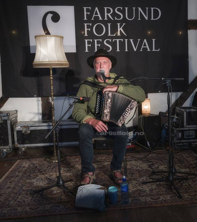 Breanndán Ó Beaglaoich, Farsund Folk Festival. Foto: Svein Erik Nomeland