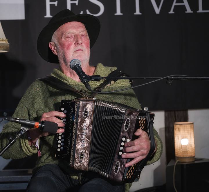 Breanndán Ó Beaglaoich, Farsund Folk Festival. Foto: Svein Erik Nomeland