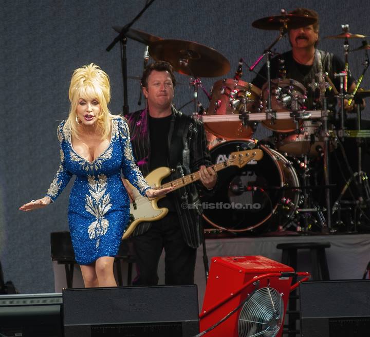 Dolly Parton, Sør Arena, Kristiansand, 17.06.2008. Foto: Svein Erik Nomeland