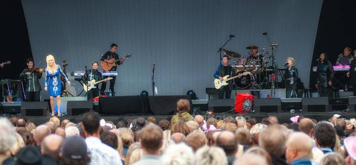 Dolly Parton, Sør Arena, Kristiansand, 17.06.2008. Foto: Svein Erik Nomeland