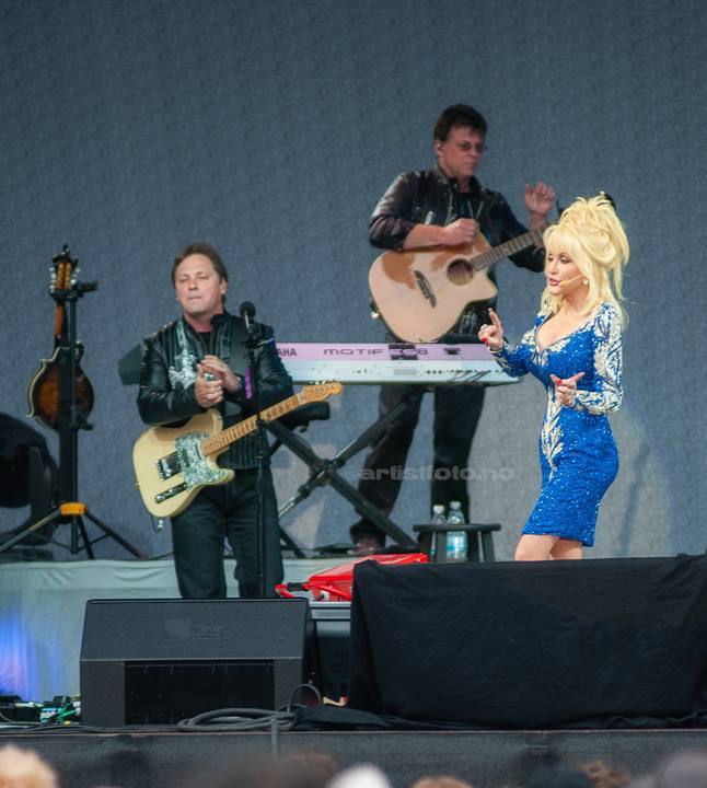 Dolly Parton, Sør Arena, Kristiansand, 17.06.2008. Foto: Svein Erik Nomeland