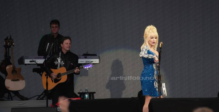 Dolly Parton, Sør Arena, Kristiansand, 17.06.2008. Foto: Svein Erik Nomeland