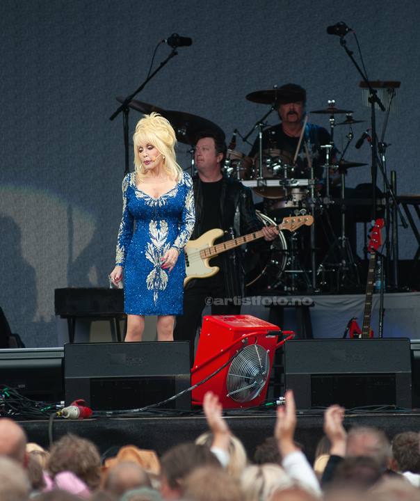 Dolly Parton, Sør Arena, Kristiansand, 17.06.2008. Foto: Svein Erik Nomeland