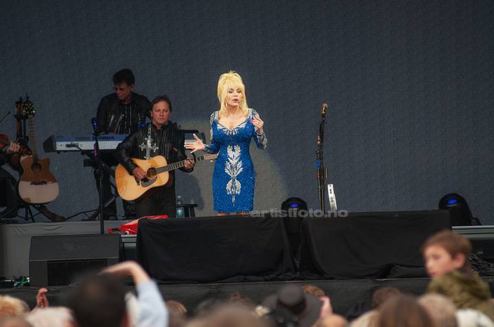 Dolly Parton, Sør Arena, Kristiansand, 17.06.2008. Foto: Svein Erik Nomeland