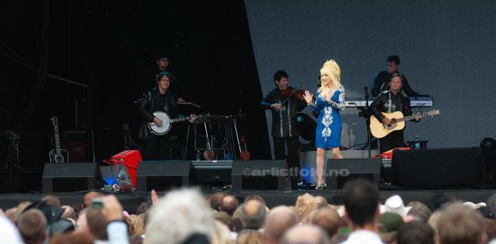 Dolly Parton, Sør Arena, Kristiansand, 17.06.2008. Foto: Svein Erik Nomeland