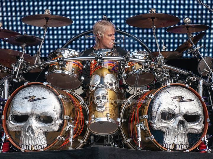Frank Beard, ZZ Top, Notodden (Arkivbilde 3.8.2012). Foto: Svein Erik Nomeland