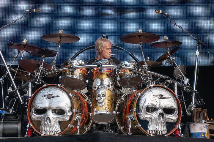 Frank Beard, ZZ Top, Notodden (Arkivbilde 3.8.2012). Foto: Svein Erik Nomeland