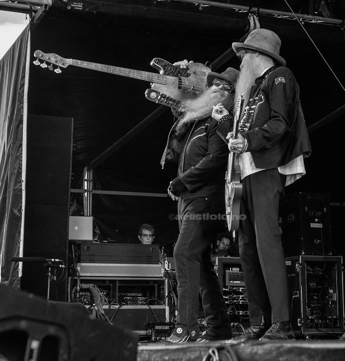 Frank Beard, ZZ Top, Notodden (Arkivbilde 3.8.2012). Foto: Svein Erik Nomeland