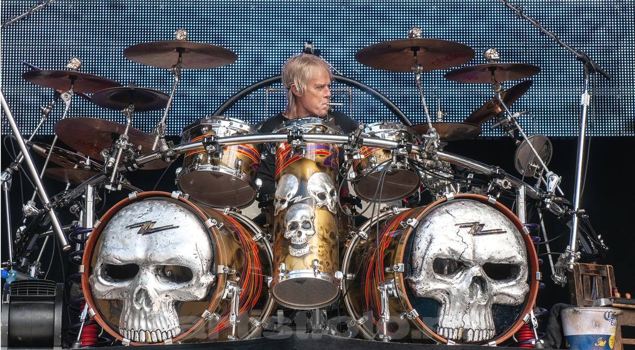 Frank Beard, ZZ Top, Notodden (header) (Arkivbilde 3.8.2012). Foto: Svein Erik Nomeland