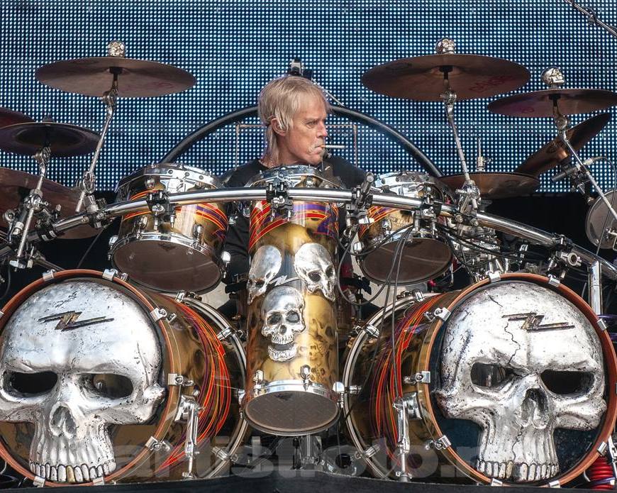 Frank Beard, ZZ Top, Notodden (header) (Arkivbilde 3.8.2012). Foto: Svein Erik Nomeland