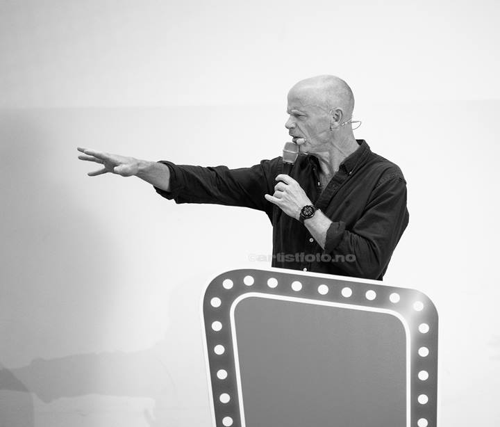 Harald Eia, Arendalsuka. Foto: Svein Erik Nomeland