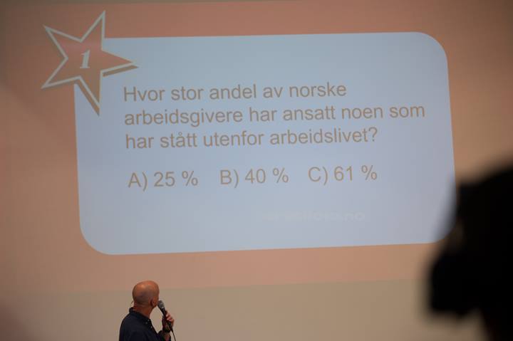 Harald Eia, Arendalsuka. Foto: Svein Erik Nomeland