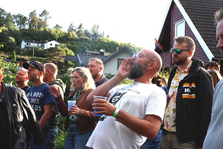 Opplysningsrock, kulturhagefesten. Øyslebø. Foto: Anne Grønsund