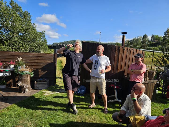 Opplysningsrock, kulturhagefesten. Øyslebø. Foto: Lars Berg Holtan