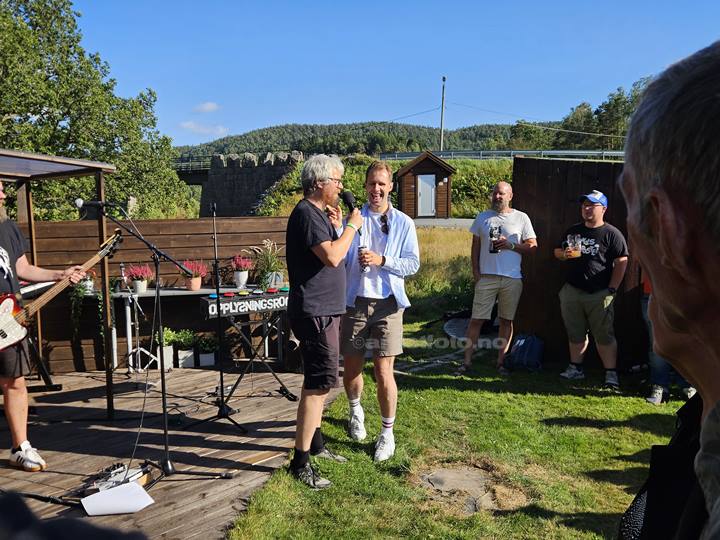 Opplysningsrock, kulturhagefesten. Øyslebø. Foto: Margaretha Krug Aase