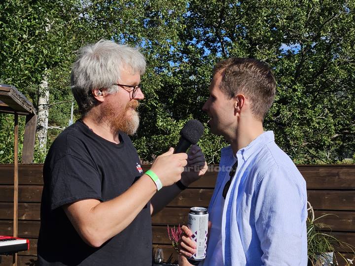 Opplysningsrock, kulturhagefesten. Øyslebø. Foto: Margaretha Krug Aase