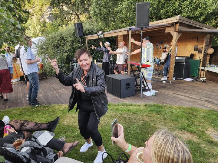 Sinsenfist, kulturhagefesten. Øyslebø. Foto: Margaretha Krug Aase