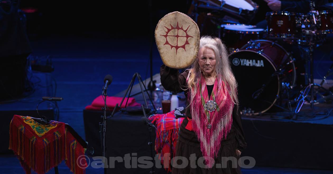 Mari Boine, Kilden, Kristiansand. Foto: Svein Erik Nomeland