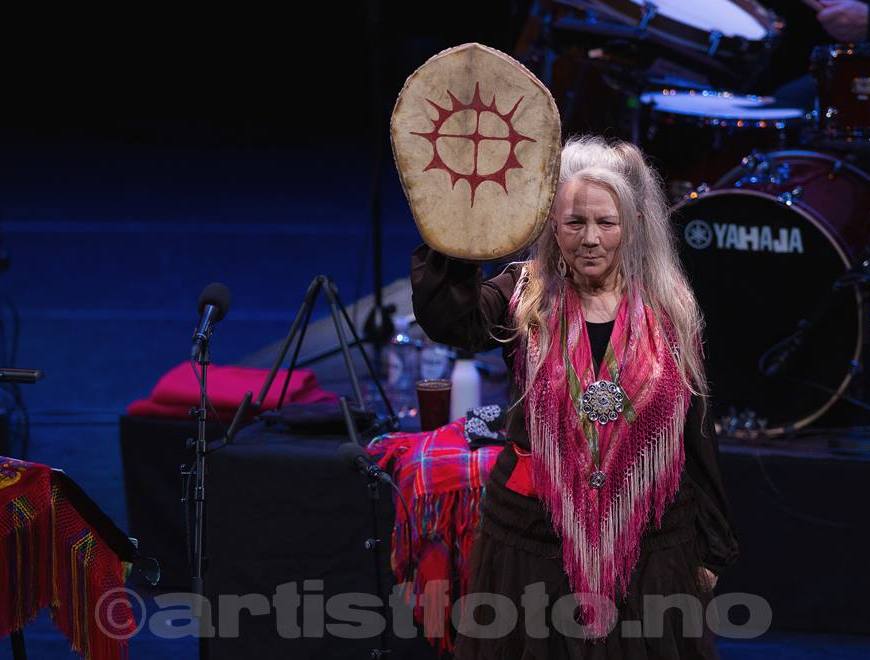 Mari Boine, Kilden, Kristiansand. Foto: Svein Erik Nomeland