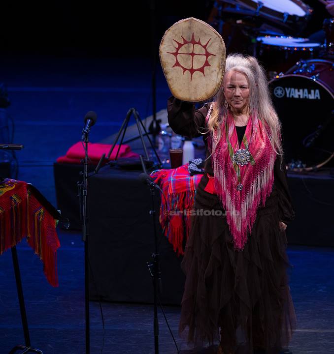Mari Boine, Kilden, Kristiansand. Foto: Svein Erik Nomeland