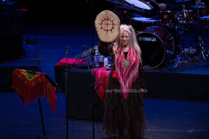 Mari Boine, Kilden, Kristiansand. Foto: Svein Erik Nomeland